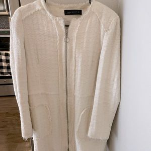 EXCELLENT CONDITION: Knee Length Tweed Coat